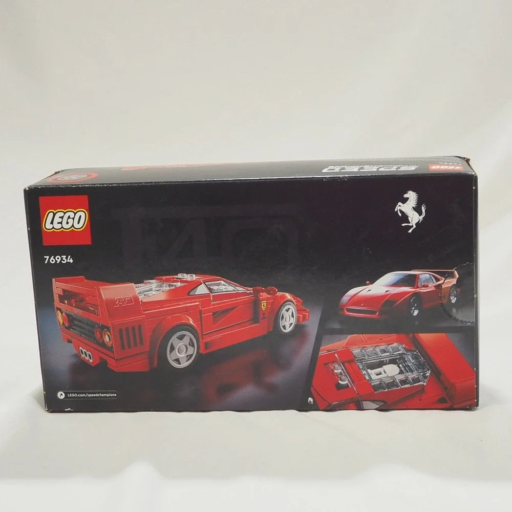 LEGO 76934 Speed Champions Ferrari F40 Supercar 318 pcs Race Car Sealed Unopened